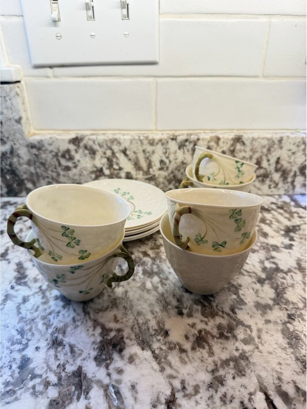 Belleek shipped basketweave usps